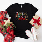 Santa's Favorite Nurse - Christmas Unisex Crewneck T-Shirt Sweatshirt Hoodie