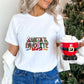 Santa's Favorite Nurse - Christmas Unisex Crewneck T-Shirt Sweatshirt Hoodie