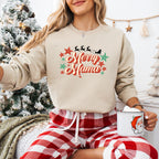 Merry Mama Design - Christmas Unisex Crewneck T-Shirt Sweatshirt Hoodie