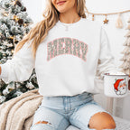 Merry Leopard Design - Christmas Unisex Crewneck T-Shirt Sweatshirt Hoodie