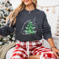 Merry Bright Tree Design - Christmas Unisex Crewneck T-Shirt Sweatshirt Hoodie