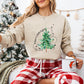 Merry Bright Tree Design - Christmas Unisex Crewneck T-Shirt Sweatshirt Hoodie