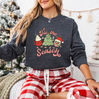 Tis The Christmas Season Design - Christmas Unisex Crewneck T-Shirt Sweatshirt Hoodie
