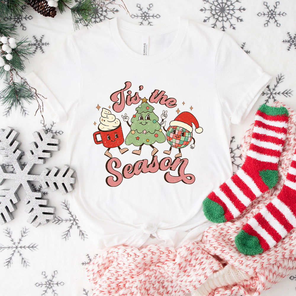 Tis The Christmas Season Design - Christmas Unisex Crewneck T-Shirt Sweatshirt Hoodie