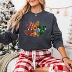 Joy Deer Design - Christmas Unisex Crewneck T-Shirt Sweatshirt Hoodie