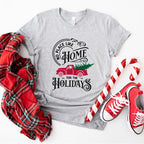 No Place Like Home For The Holidays - Christmas Unisex Crewneck T-Shirt Sweatshirt Hoodie