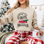 No Place Like Home For The Holidays - Christmas Unisex Crewneck T-Shirt Sweatshirt Hoodie