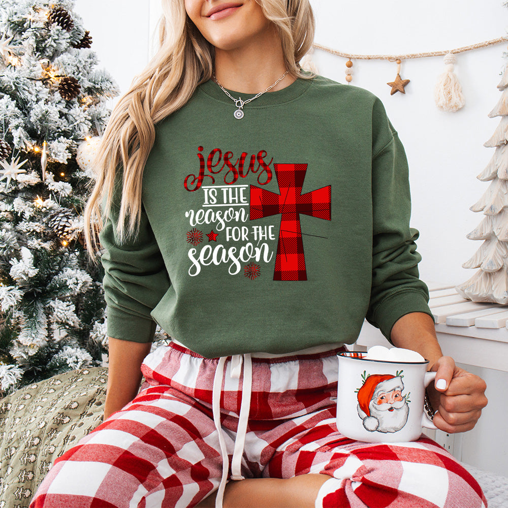 Jesus Is The Reason For The Season - Christmas Unisex Crewneck T-Shirt Sweatshirt Hoodie