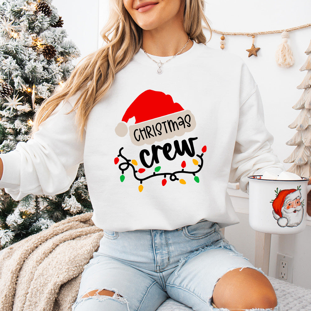 Christmas Crew Lights  Design - Christmas Unisex Crewneck T-Shirt Sweatshirt Hoodie