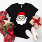 Santa Claus Face Design - Christmas Unisex Crewneck T-Shirt Sweatshirt Hoodie