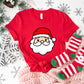 Santa Claus Face Design - Christmas Unisex Crewneck T-Shirt Sweatshirt Hoodie