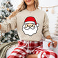 Santa Claus Face Design - Christmas Unisex Crewneck T-Shirt Sweatshirt Hoodie