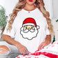 Santa Claus Face Design - Christmas Unisex Crewneck T-Shirt Sweatshirt Hoodie