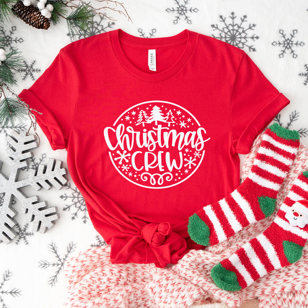 Christmas Crew Green Design - Christmas Unisex Crewneck T-Shirt Sweatshirt Hoodie