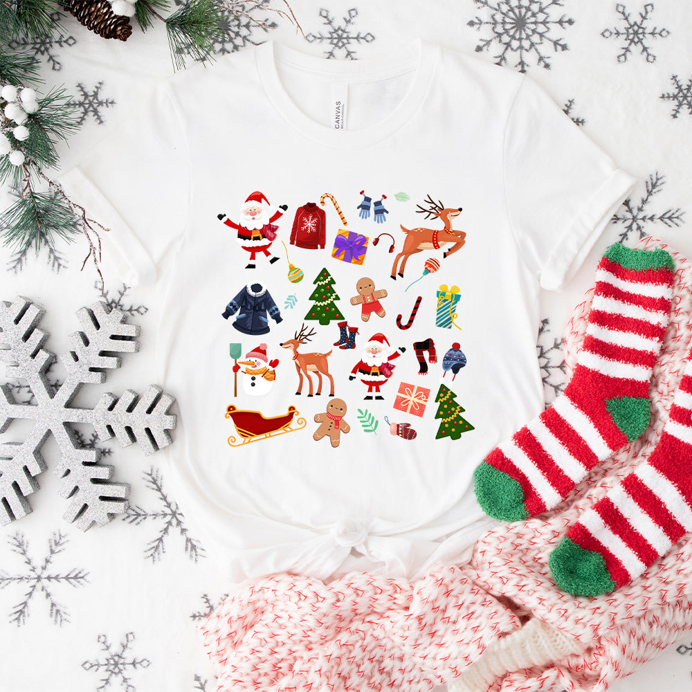 Christmas Vibes  Design - Christmas Unisex Crewneck T-Shirt Sweatshirt Hoodie