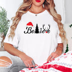 Christmas Believe Design - Christmas Unisex Crewneck T-Shirt Sweatshirt Hoodie