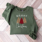 Merry Christmas Tree Design - Christmas Unisex Crewneck T-Shirt Sweatshirt Hoodie