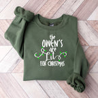The Owen's Are Lit For Christmas - Christmas Unisex Crewneck T-Shirt Sweatshirt Hoodie