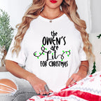 The Owen's Are Lit For Christmas - Christmas Unisex Crewneck T-Shirt Sweatshirt Hoodie