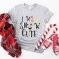 I'm Snow Cute  Design - Christmas Unisex Crewneck T-Shirt Sweatshirt Hoodie