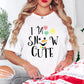 I'm Snow Cute  Design - Christmas Unisex Crewneck T-Shirt Sweatshirt Hoodie