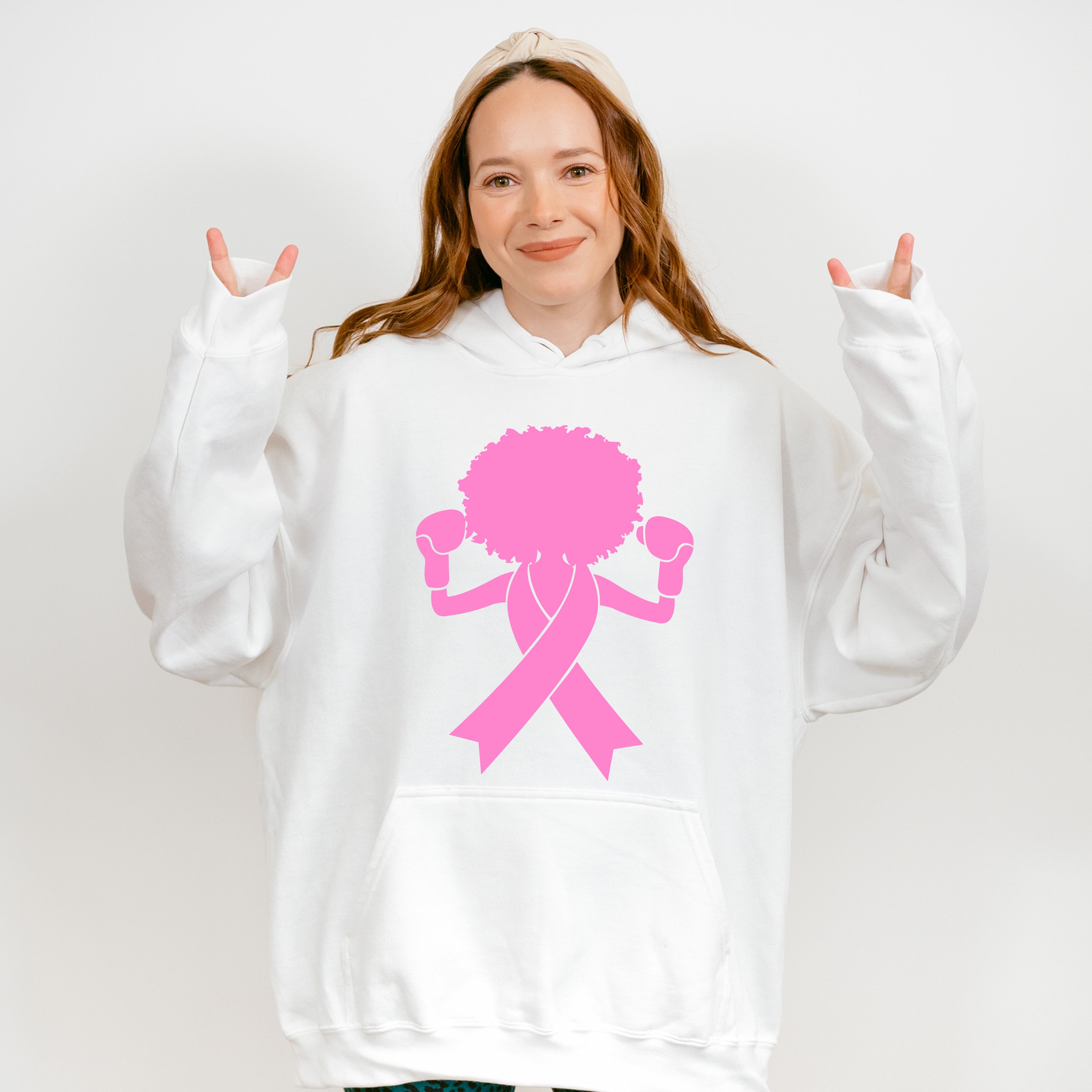Fighting Breast Cancer Afro, Cancer Theme T-shirt, Hoodie, Sweatshirt