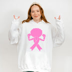 Fighting Breast Cancer Afro, Cancer Theme T-shirt, Hoodie, Sweatshirt