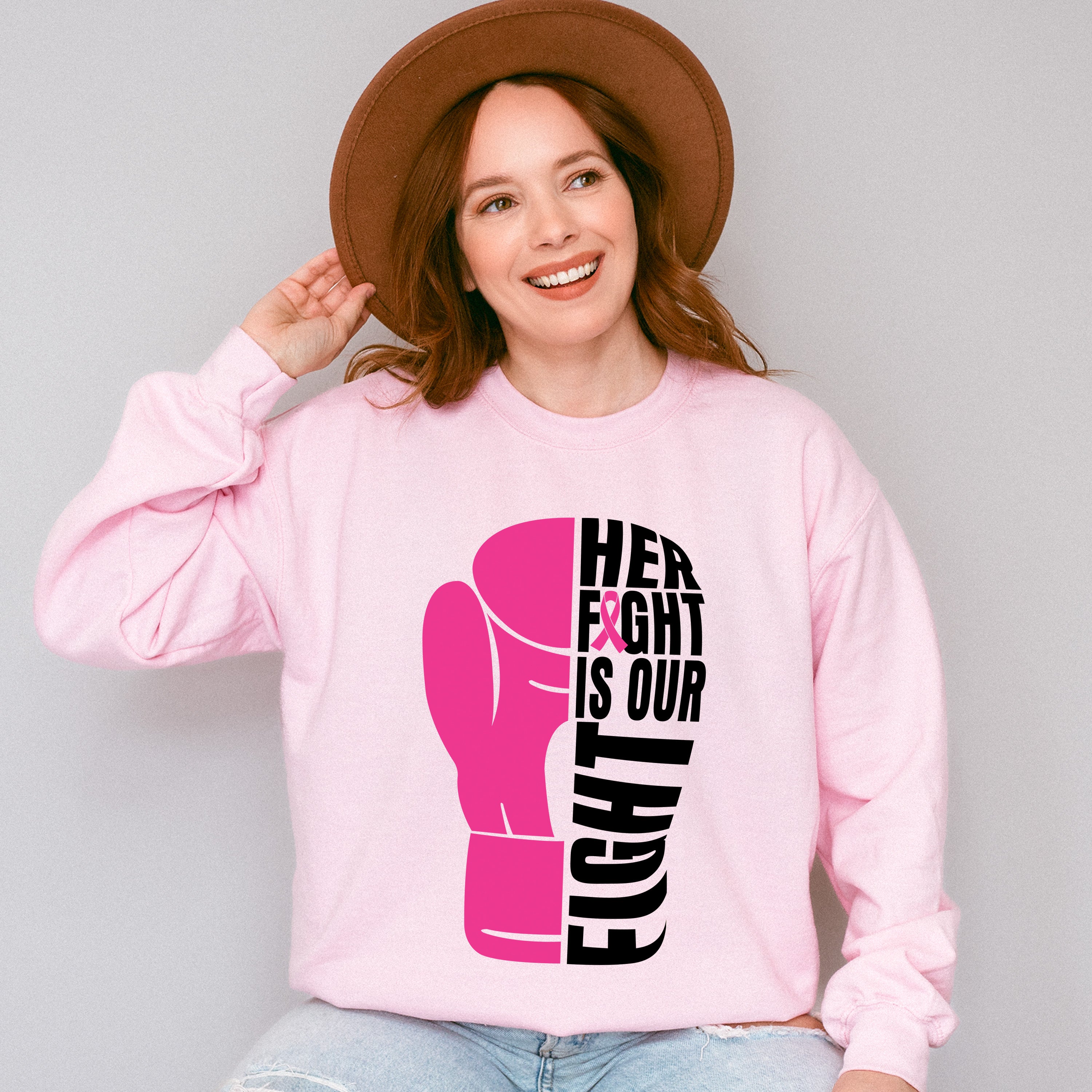 Her Fight, Cancer Theme T-shirt, Hoodie, Sweatshirt