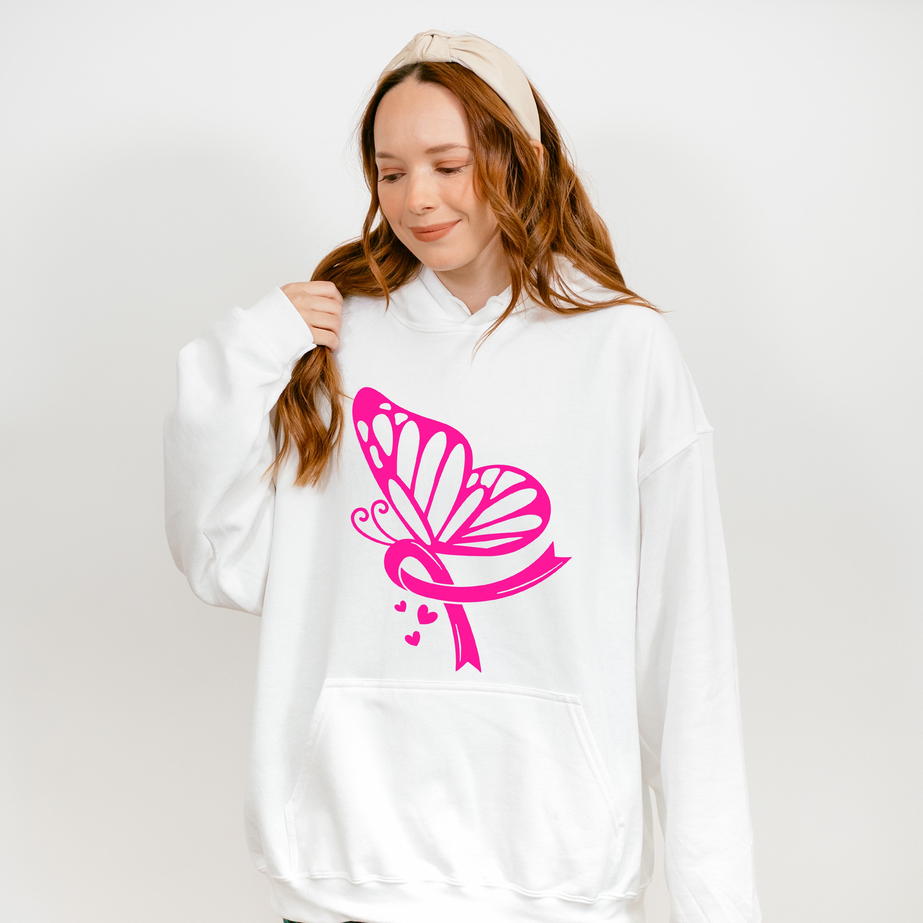 Pink Butterfly Ribbon ,Cancer Theme T-shirt, Hoodie, Sweatshirt