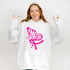 Pink Butterfly Ribbon ,Cancer Theme T-shirt, Hoodie, Sweatshirt