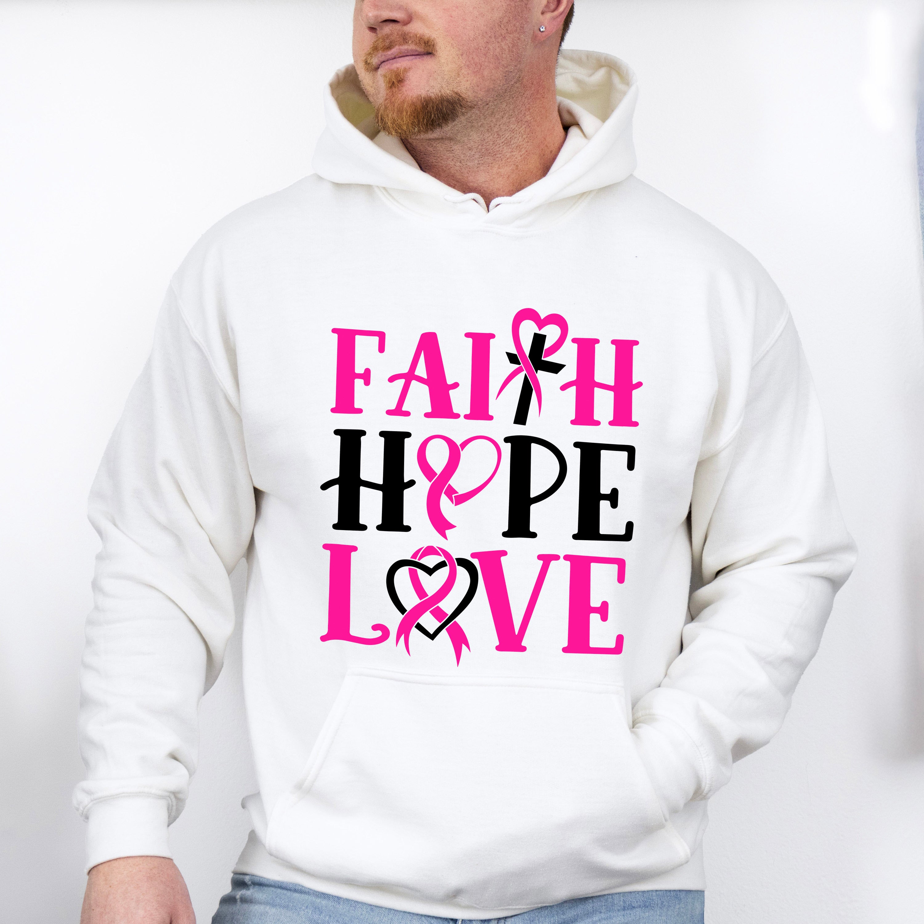 Faith, Hope and Love ,Cancer Theme T-shirt, Hoodie, Sweatshirt