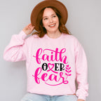 Faith Over Fear, Hope and Love ,Cancer Theme T-shirt, Hoodie, Sweatshirt