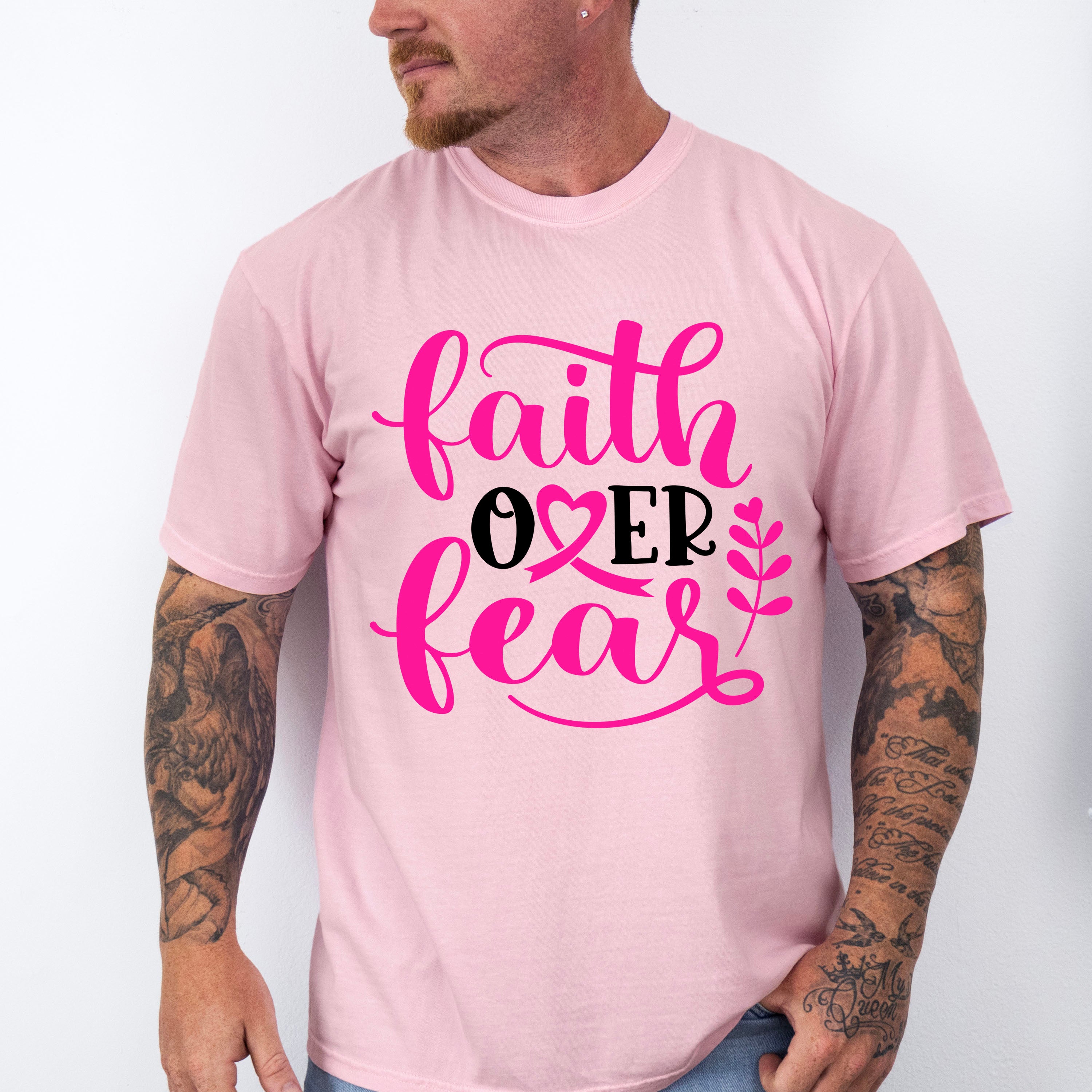 Faith Over Fear, Hope and Love ,Cancer Theme T-shirt, Hoodie, Sweatshirt