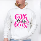 Faith Over Fear, Hope and Love ,Cancer Theme T-shirt, Hoodie, Sweatshirt