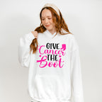 Give Cancer The Boot ,Cancer Theme T-shirt, Hoodie, Sweatshirt