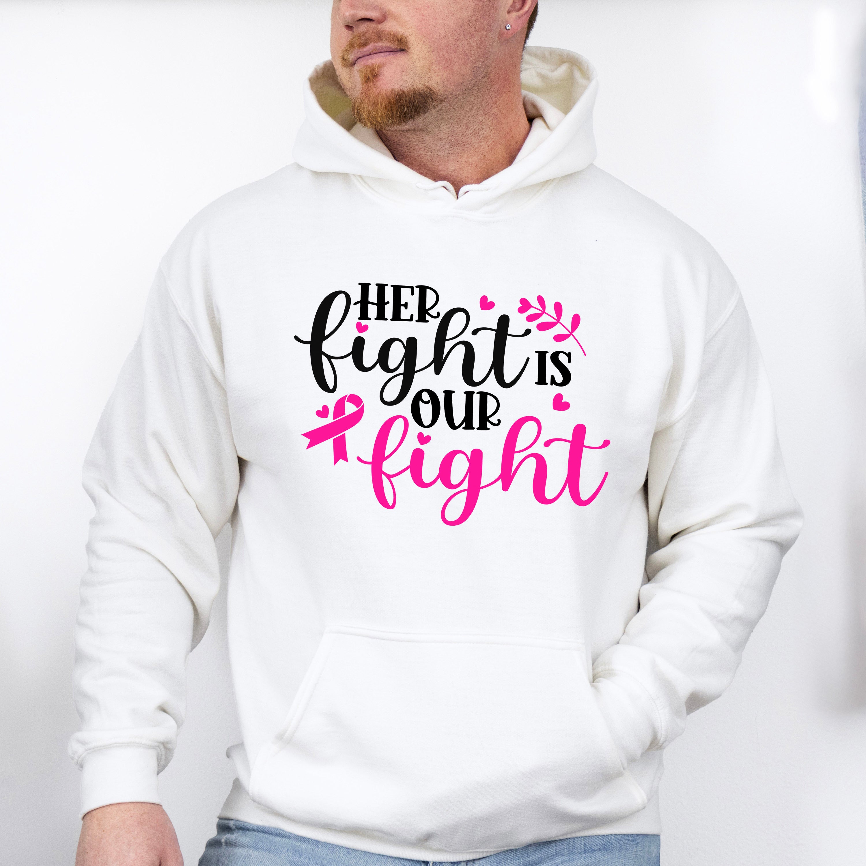 Her Fight Ribbon ,Cancer Theme T-shirt, Hoodie, Sweatshirt