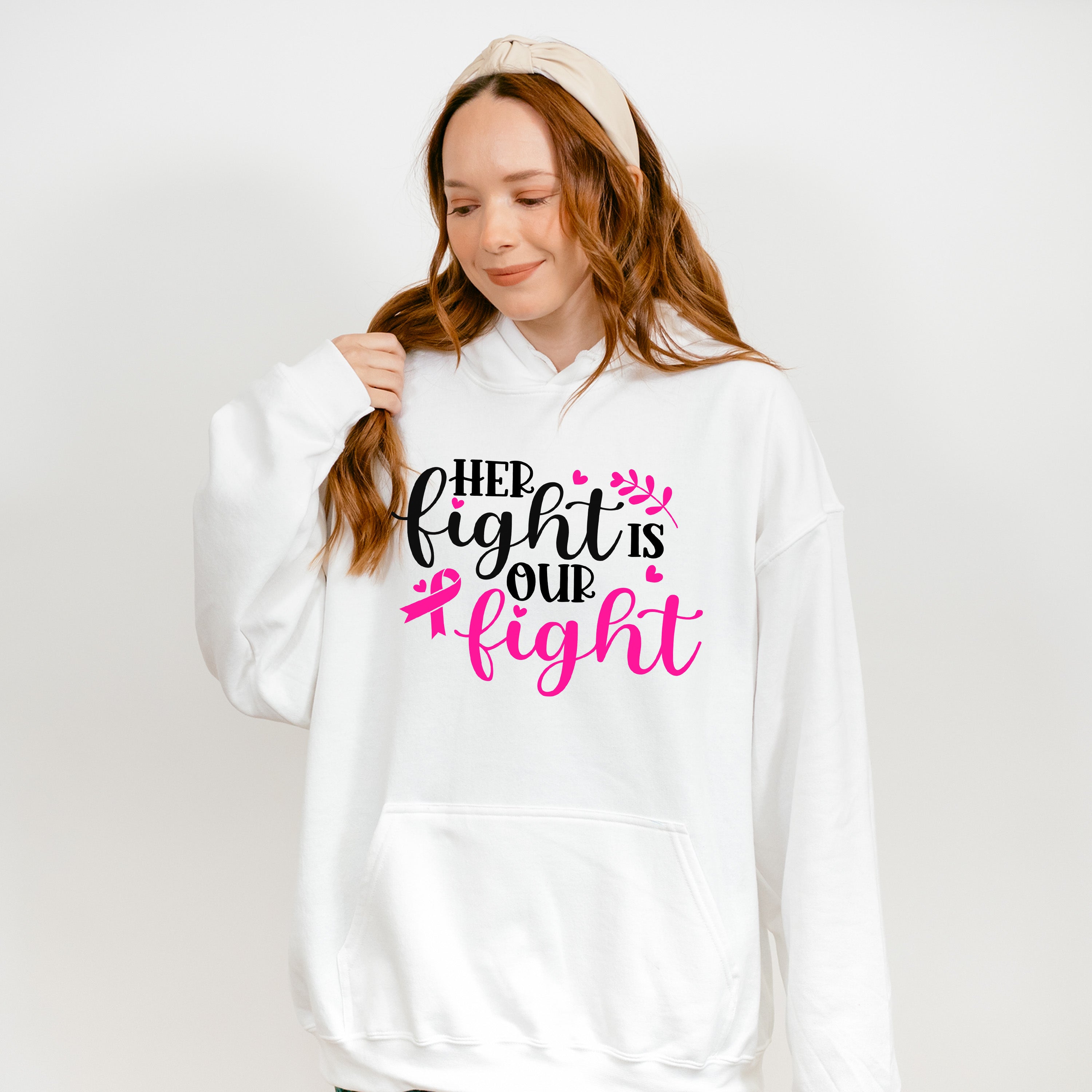Her Fight Ribbon ,Cancer Theme T-shirt, Hoodie, Sweatshirt