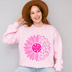 Pink Flower Cancer Theme T-shirt, Hoodie, Sweatshirt