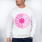 Pink Flower Cancer Theme T-shirt, Hoodie, Sweatshirt