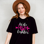Wife Mom Fighter Cancer T-shirt, Hoodie, Sweatshirt