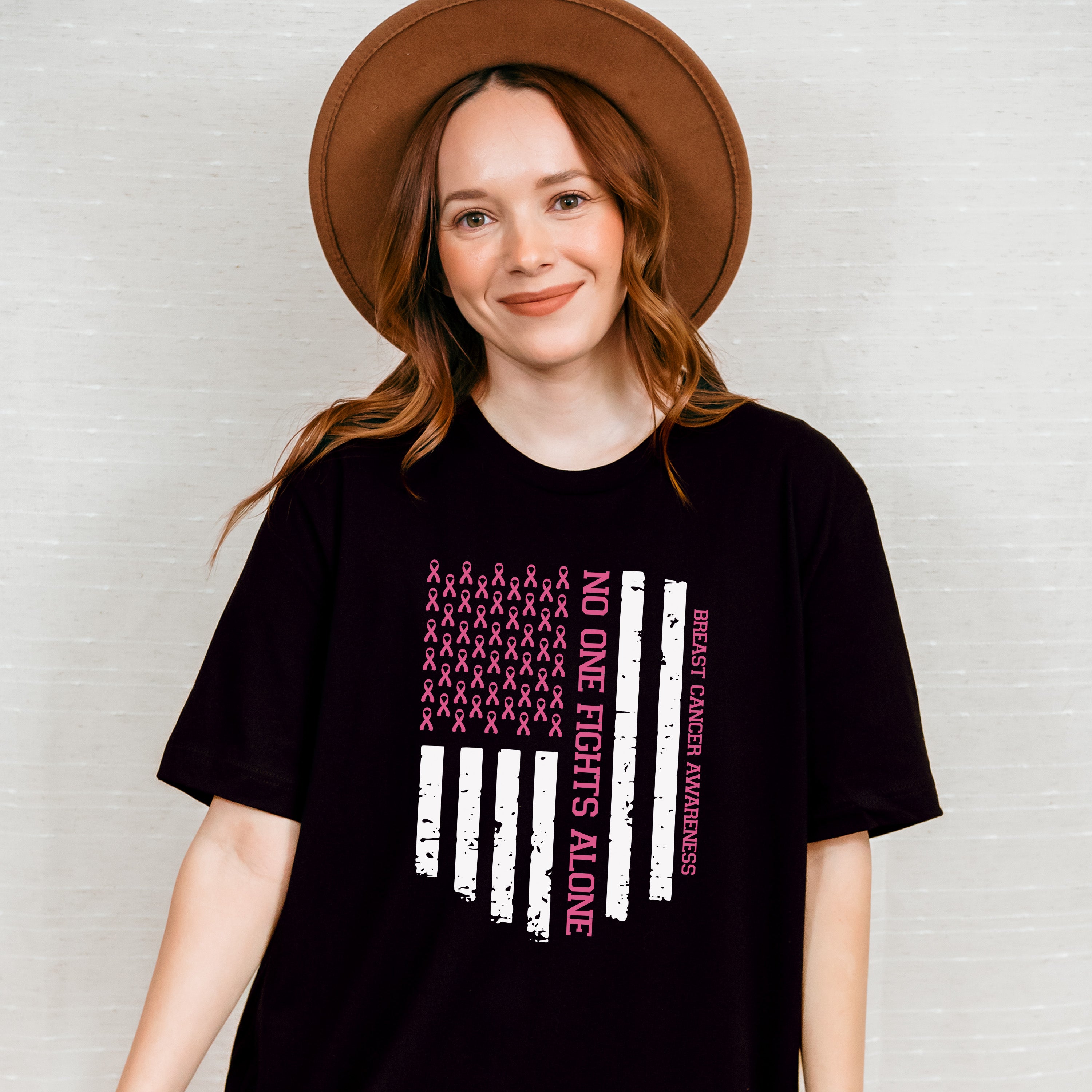 No One Fights Alone Cancer Flag T-shirt, Hoodie, Sweatshirt