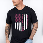 No One Fights Alone Cancer Flag T-shirt, Hoodie, Sweatshirt