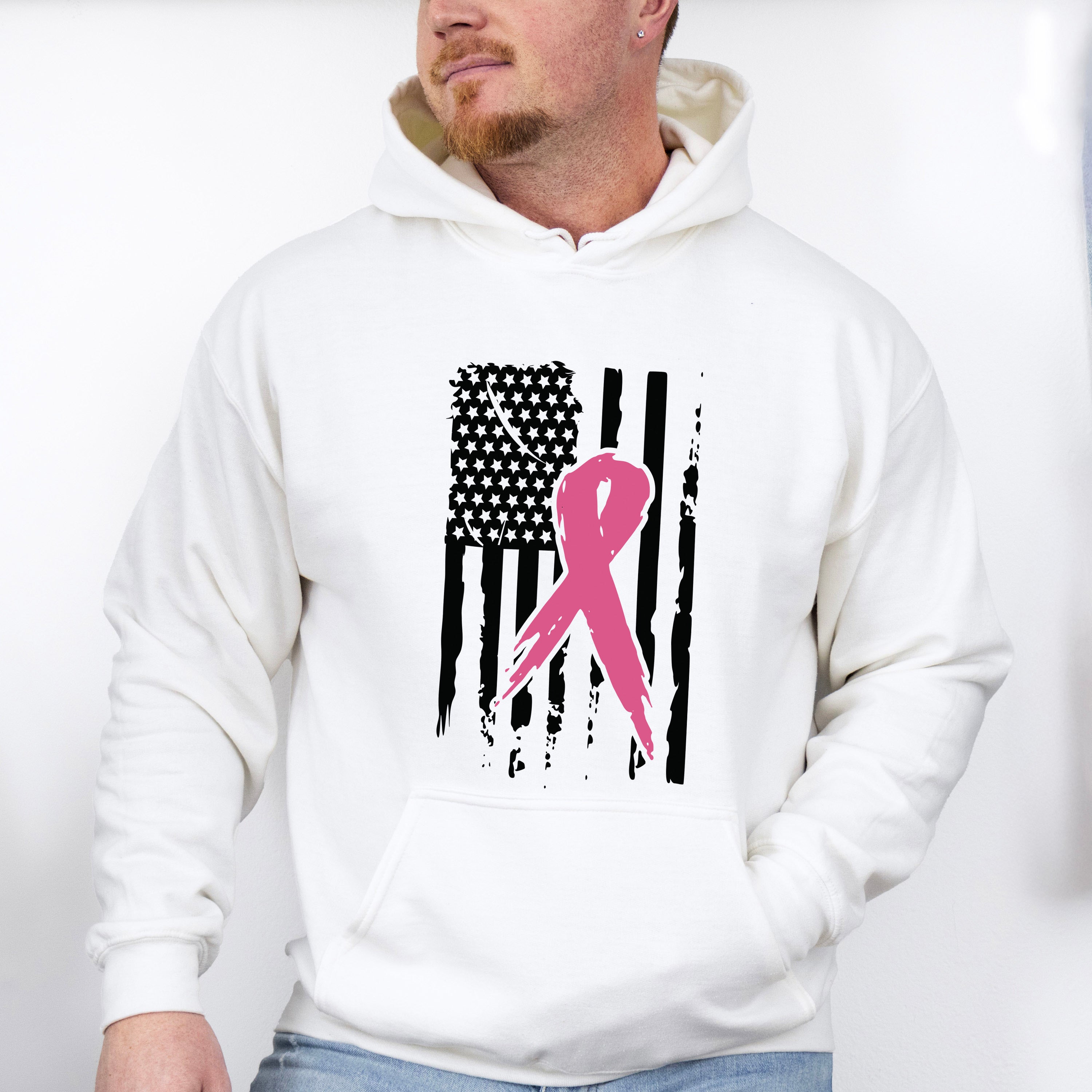 Breast Cancer Flag T-shirt, Hoodie, Sweatshirt