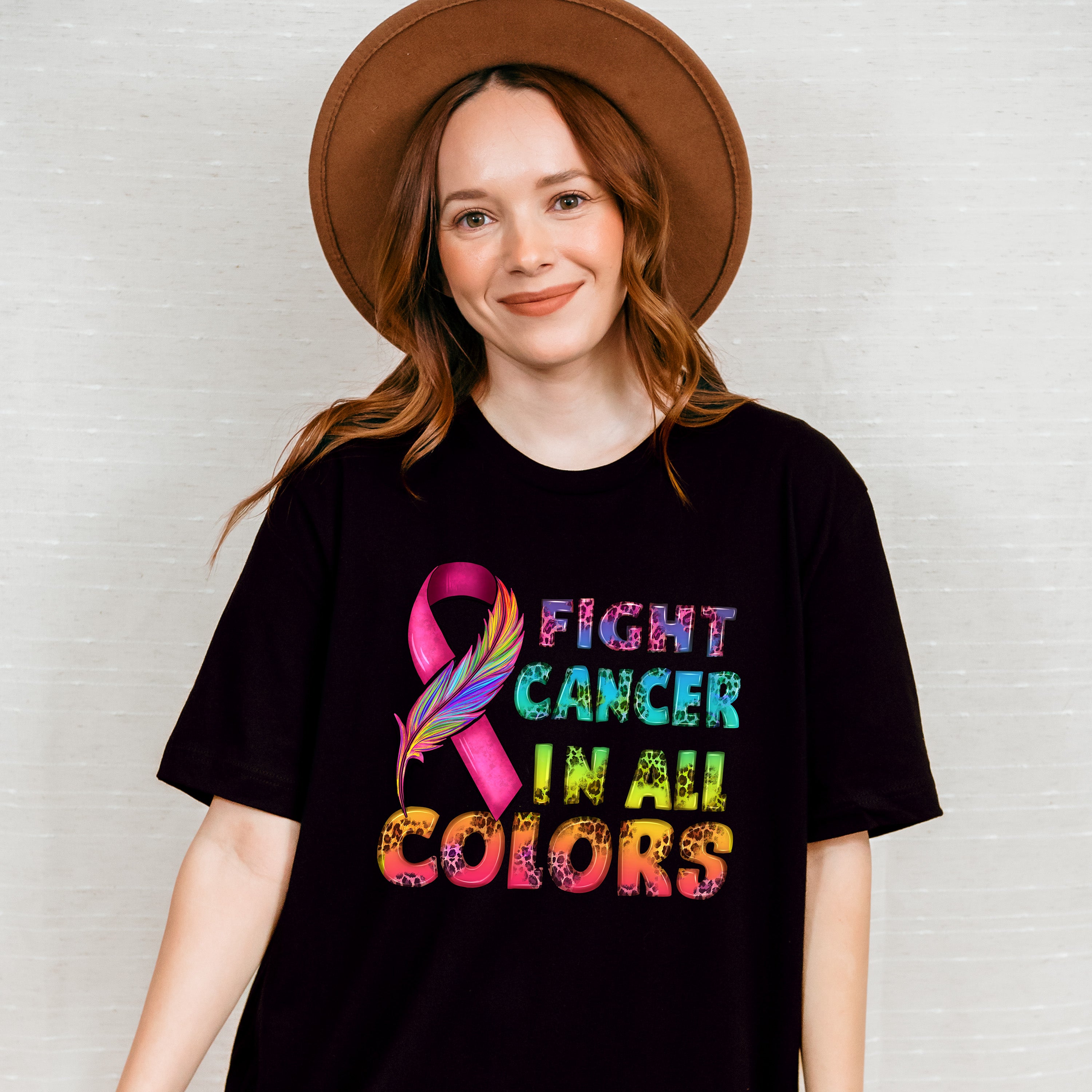 Fight Cancer in All Colors Cancer Theme T-shirt, Hoodie, Sweatshirt