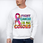 Fight Cancer in All Colors Cancer Theme T-shirt, Hoodie, Sweatshirt