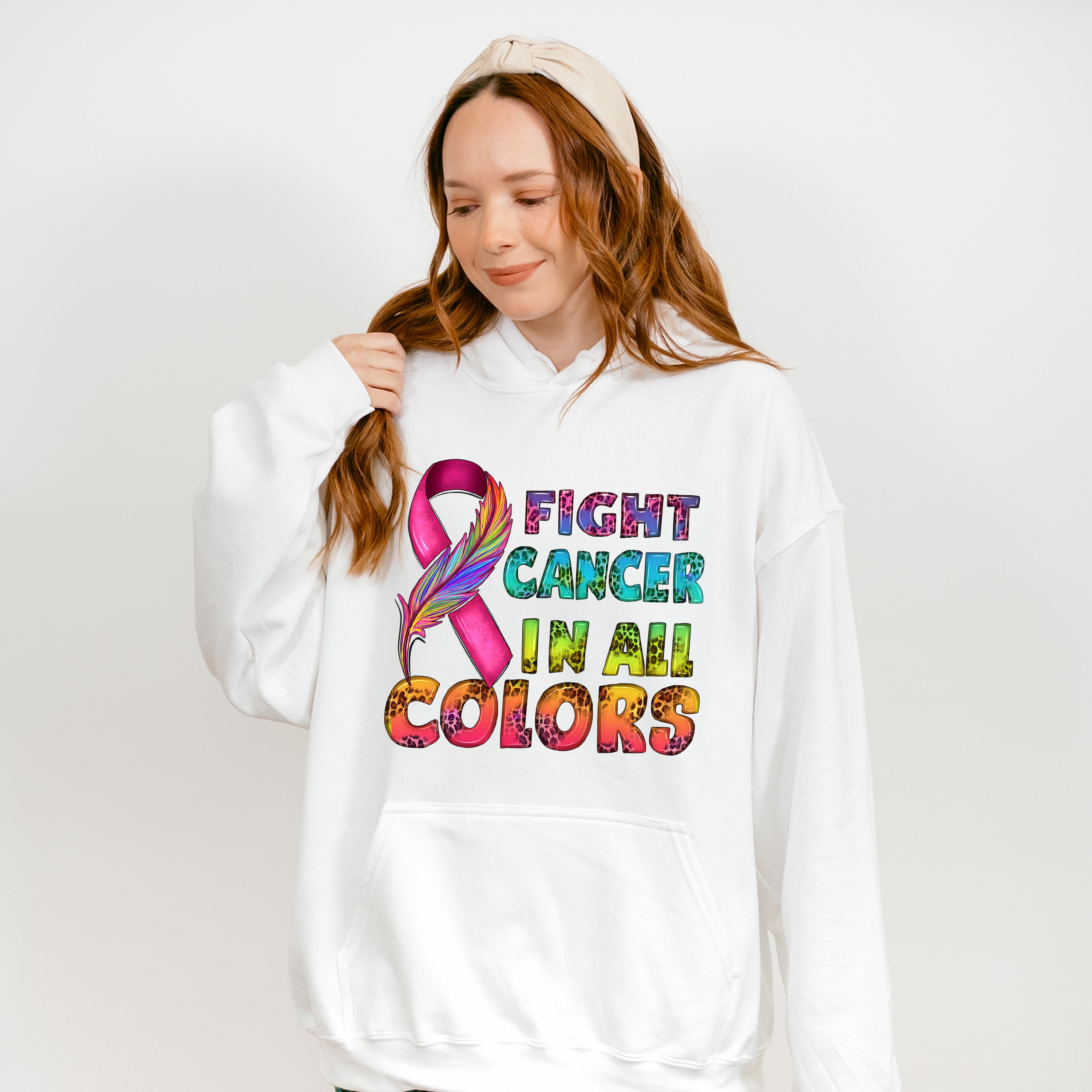 Fight Cancer in All Colors Cancer Theme T-shirt, Hoodie, Sweatshirt