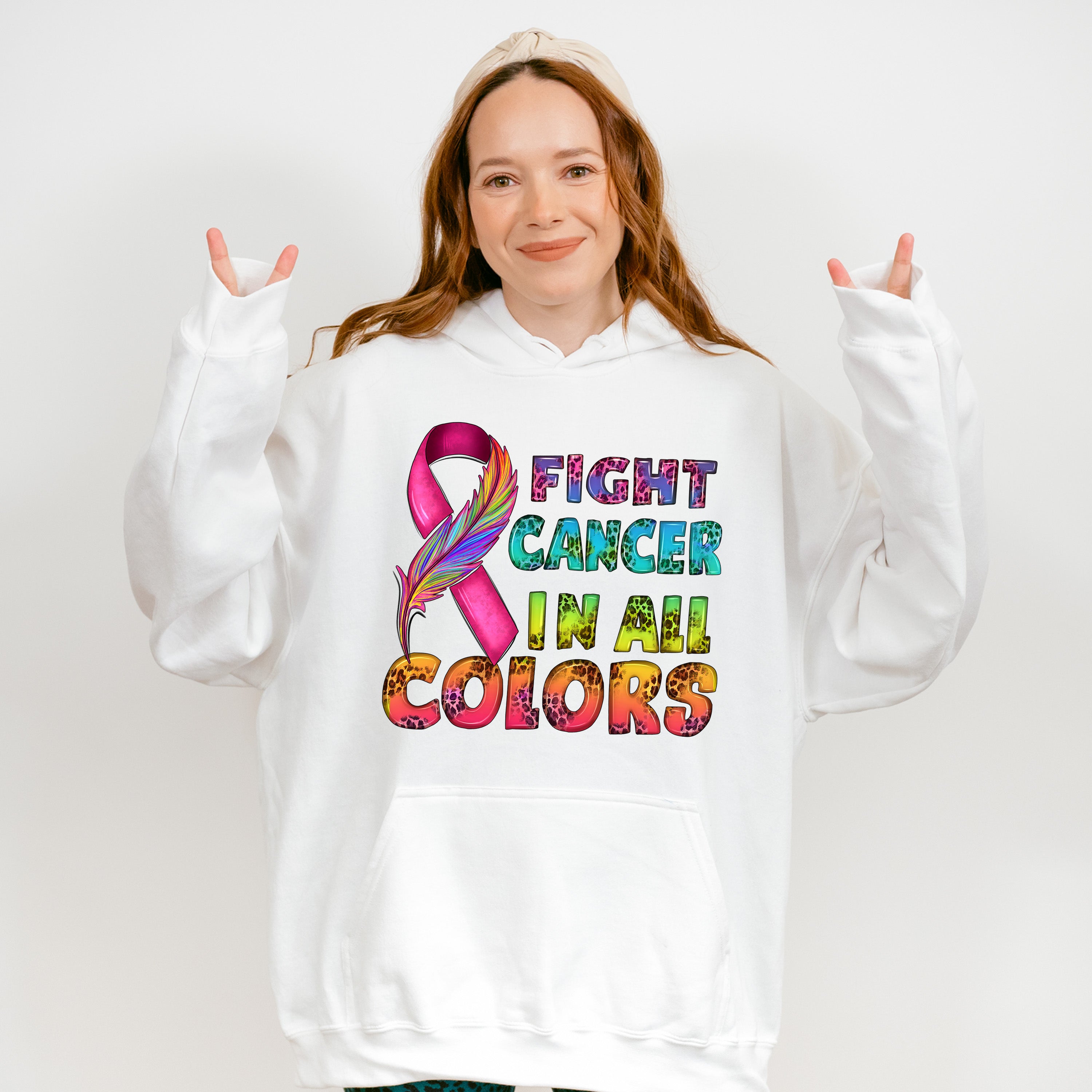 Fight Cancer in All Colors Cancer Theme T-shirt, Hoodie, Sweatshirt