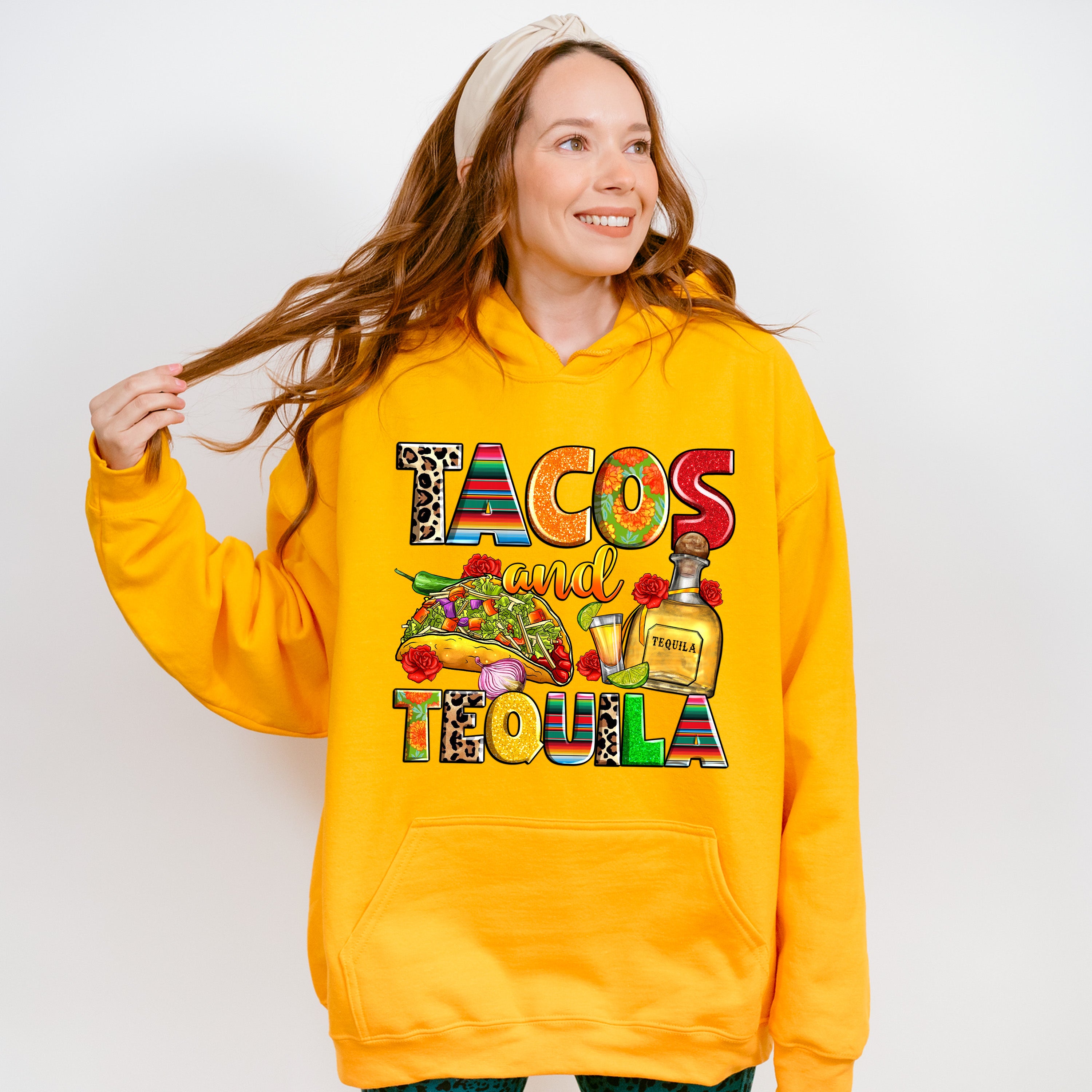Tacos And Tequila Cinco De Mayo Unisex Crewneck T-Shirt Sweatshirt Hoodie
