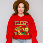 Tacos And Tequila Cinco De Mayo Unisex Crewneck T-Shirt Sweatshirt Hoodie