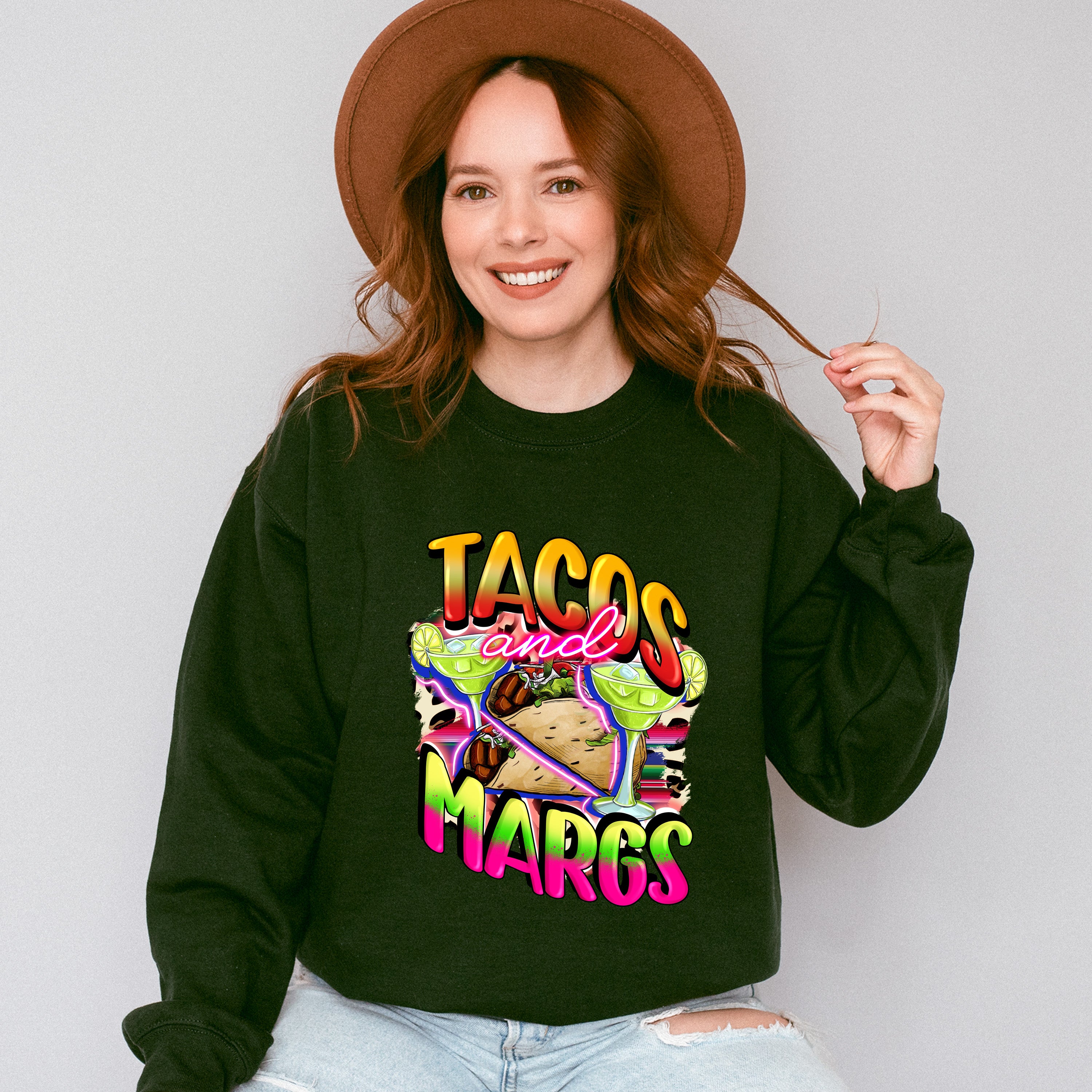 Tacos And Margs Cinco De Mayo Unisex Crewneck T-Shirt Sweatshirt Hoodie